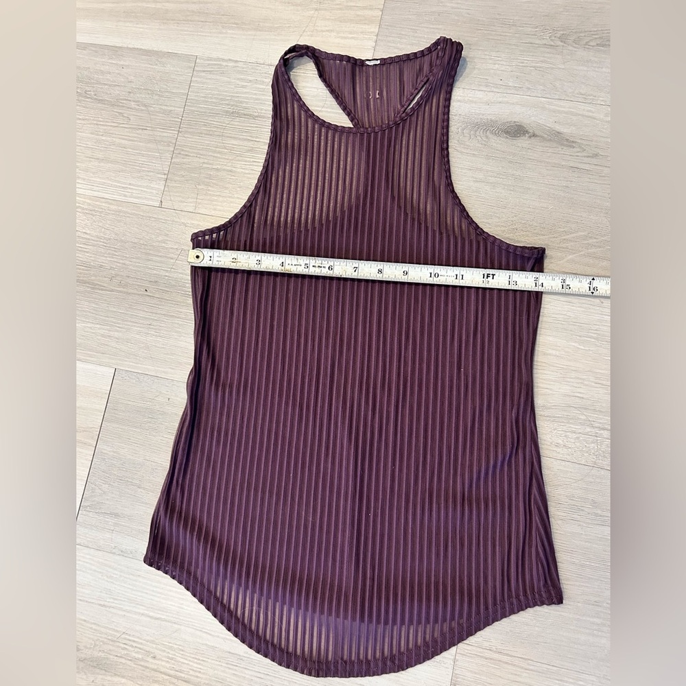 Alo Yoga Purple Tank Top